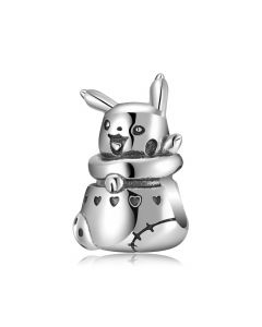 Pikachu Charm, 925 Sterling Silver Charms, Fit Pandora Charms, For Pandora Charm Bracelet, Charms for Pandora Bracelet