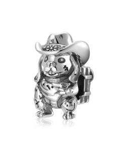 Cowboy Charm, 925 Sterling Silver Charms, Fit Pandora Charms, Charms for Pandora Bracelet, For Pandora Charm Bracelet