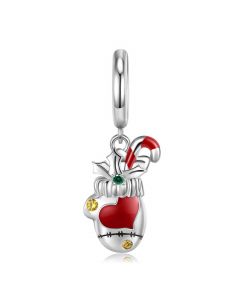 Christmas Gloves Charm, Fit Pandora Charms, Charms for Pandora Bracelet, 925 Sterling Silver Charms, For Pandora Charm Bracelet