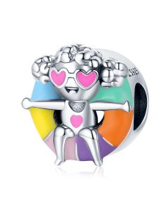 Summer Swimming Girl Charm, Fit Pandora Charms, Charms for Pandora Bracelet, 925 Sterling Silver Charms, For Pandora Charm Bracelet
