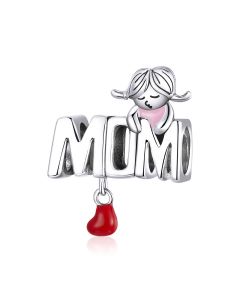 Baby Miss Mom Charm, Charms for Pandora Bracelet, For Pandora Charm Bracelet, 925 Sterling Silver Charms, Fit Pandora Charms