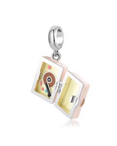 Music Box Charm, Charms for Pandora Bracelet, Fit Pandora Charms, For Pandora Charm Bracelet, 925 Sterling Silver Charms