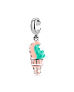 Ice Cream Charm, Fit Pandora Charms, Charms for Pandora Bracelet, For Pandora Charm Bracelet, 925 Sterling Silver Charms