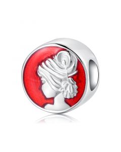Girl Avatar Charm, Fit Pandora Charms, For Pandora Charm Bracelet, Charms for Pandora Bracelet, 925 Sterling Silver Charms