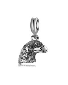 Eagle Head Charm, 925 Sterling Silver Charms, Charms for Pandora Bracelet, Fit Pandora Charms, For Pandora Charm Bracelet
