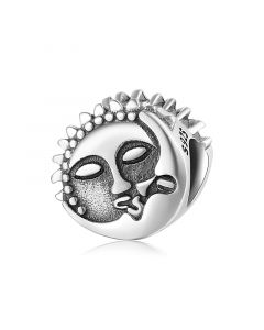 Sun Moon Charm, Charms for Pandora Bracelet, 925 Sterling Silver Charms, Fit Pandora Charms, For Pandora Charm Bracelet