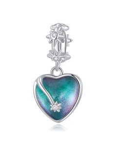 Starry Night Sky Dangle Charm, 925 Sterling Silver Charms, For Pandora Charm Bracelet, Charms for Pandora Bracelet, Fit Pandora Charms