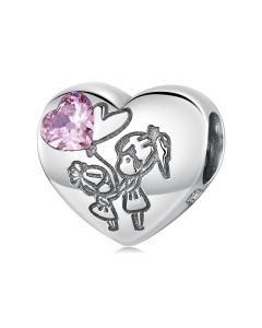 Sisterhood Charm, 925 Sterling Silver Charms, For Pandora Charm Bracelet, Charms for Pandora Bracelet, Fit Pandora Charms