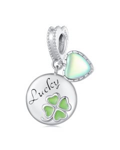 Lucky Charm, Fit Pandora Charms, For Pandora Charm Bracelet, Charms for Pandora Bracelet, 925 Sterling Silver Charms