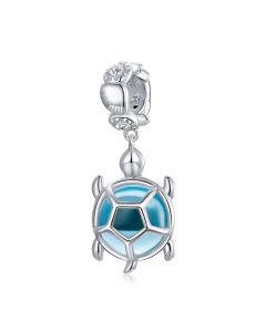 Blue Turtle Charm, Fit Pandora Charms, Charms for Pandora Bracelet, 925 Sterling Silver Charms, For Pandora Charm Bracelet