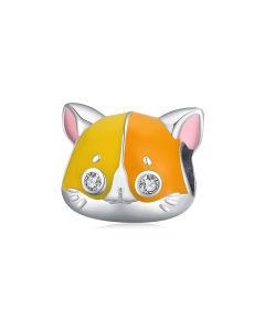 Lovely Kitty Charm, For Pandora Charm Bracelet, Charms for Pandora Bracelet, 925 Sterling Silver Charms, Fit Pandora Charms