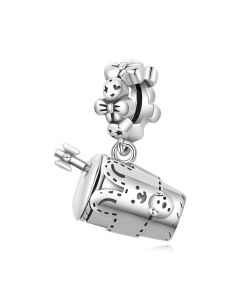 Exquisite Girls Water Cup Charm, 925 Sterling Silver Charms, For Pandora Charm Bracelet, Fit Pandora Charms, Charms for Pandora Bracelet
