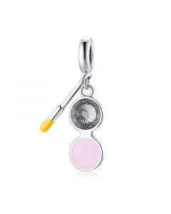 Powder Box Charm, For Pandora Charm Bracelet, Charms for Pandora Bracelet, 925 Sterling Silver Charms, Fit Pandora Charms