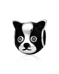 Bulldog Doggy Charm, 925 Sterling Silver Charms, Charms for Pandora Bracelet, For Pandora Charm Bracelet, Fit Pandora Charms