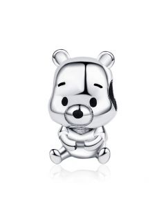Cute Bear Charm, For Pandora Charm Bracelet, 925 Sterling Silver Charms, Charms for Pandora Bracelet, Fit Pandora Charms