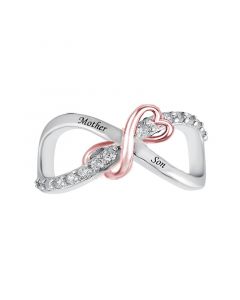 Mother Son Infinity Love Charm, Fit Pandora Charms, Charms for Pandora Bracelet, 925 Sterling Silver Charms, For Pandora Charm Bracelet
