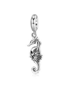 Skeleton Seahorse Charm, 925 Sterling Silver Charms, Fit Pandora Charms, Charms for Pandora Bracelet, For Pandora Charm Bracelet