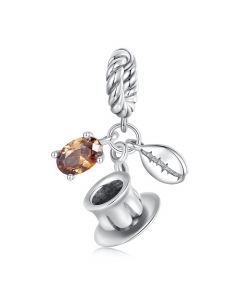 Coffee Cup Dangle Charm, For Pandora Charm Bracelet, 925 Sterling Silver Charms, Fit Pandora Charms, Charms for Pandora Bracelet