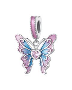 Butterfly Fairy Pendant Charm, For Pandora Charm Bracelet, Charms for Pandora Bracelet, 925 Sterling Silver Charms, Fit Pandora Charms