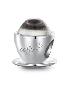 Coffee Lover Charm, For Pandora Charm Bracelet, 925 Sterling Silver Charms, Fit Pandora Charms, Charms for Pandora Bracelet