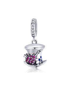 Magical Hat Dangle Charm, Fit Pandora Charms, Charms for Pandora Bracelet, 925 Sterling Silver Charms, For Pandora Charm Bracelet