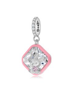 Cute Bunny Rabbit Charm, For Pandora Charm Bracelet, Fit Pandora Charms, Charms for Pandora Bracelet, 925 Sterling Silver Charms
