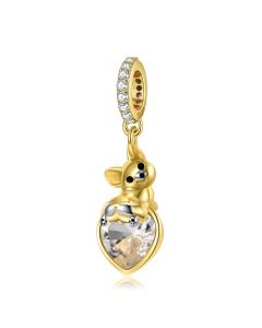 Corgi Puppy Dog Charm, Charms for Pandora Bracelet, Fit Pandora Charms, For Pandora Charm Bracelet, 925 Sterling Silver Charms