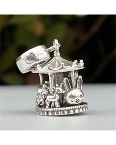 Non-fixed Carousel Dangle Charm, 925 Sterling Silver Charms, Fit Pandora Charms, Charms for Pandora Bracelet, For Pandora Charm Bracelet