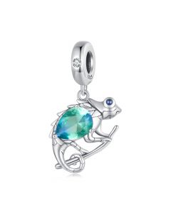 Chameleon Pendant Charm, Charms for Pandora Bracelet, Fit Pandora Charms, For Pandora Charm Bracelet, 925 Sterling Silver Charms