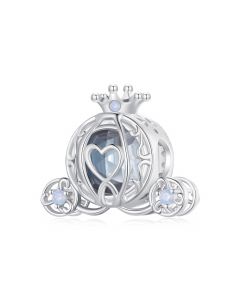 Pumpkin Carriage Charm, For Pandora Charm Bracelet, 925 Sterling Silver Charms, Fit Pandora Charms, Charms for Pandora Bracelet