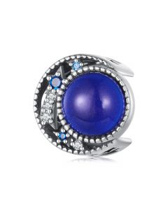 Color Change Moon Sun Emotion Stone Charm, Charms for Pandora Bracelet, Fit Pandora Charms, 925 Sterling Silver Charms