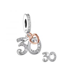 Always Sister Forever Friends Heart Pendant Charm, Charms for Pandora Bracelet, Fit Pandora Charms, 925 Sterling Silver Charms