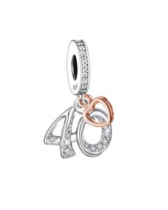 Father and Daughter I Love You To The Moon & Back Pendant Charm, Charms for Pandora Bracelet, 925 Sterling Silver Charms, Fit Pandora Charms