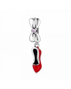 My Boo Ghost Knit Shoe Charm, For Pandora Charm Bracelet, 925 Sterling Silver Charms, Fit Pandora Charms, Charms for Pandora Bracelet