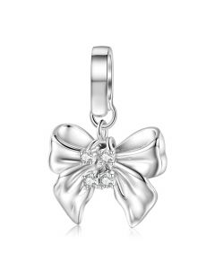 Good Night Moon Shape Bear Stroller Pendant Charm, 925 Sterling Silver Charms, Fit Pandora Charms, Charms for Pandora Bracelet