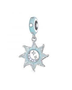 Sun Stars Moon Charm, Fit Pandora Charms, Charms for Pandora Bracelet, For Pandora Charm Bracelet, 925 Sterling Silver Charms