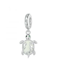 925 Sterling Silver Turtle Charm, Light Luxury Style Rings, Animals & Insects Jewelry, 925 Sterling Silver Rings