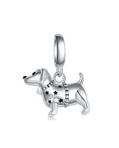 Beagle Dog Pendant Charm, For Pandora Charm Bracelet, Charms for Pandora Bracelet, 925 Sterling Silver Charms, Fit Pandora Charms