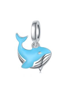 Cute Animal Whale Pendant Charm, Fit Pandora Charms, 925 Sterling Silver Charms, For Pandora Charm Bracelet, Charms for Pandora Bracelet