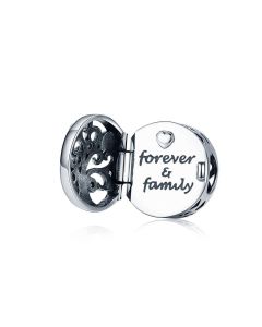 Openable Family Tree Charm, Charms for Pandora Bracelet, Fit Pandora Charms, 925 Sterling Silver Charms, For Pandora Charm Bracelet