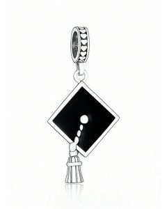 Graduation Cap Charm, 925 Sterling Silver Charms, Charms for Pandora Bracelet, Fit Pandora Charms, For Pandora Charm Bracelet