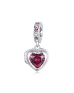 Openable Forever Love Heart Charm, Fit Pandora Charms, 925 Sterling Silver Charms, Charms for Pandora Bracelet, For Pandora Charm Bracelet