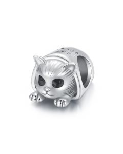 Cozy Cat House Charm, For Pandora Charm Bracelet, 925 Sterling Silver Charms, Charms for Pandora Bracelet, Fit Pandora Charms