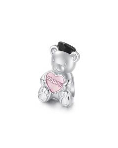Wish Happy Bear Graduation Season Charm, Charms for Pandora Bracelet, 925 Sterling Silver Charms, Fit Pandora Charms
