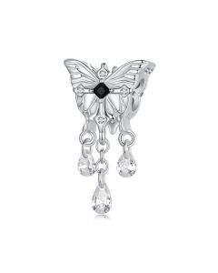 Cross Butterfly Charm, Charms for Pandora Bracelet, Fit Pandora Charms, 925 Sterling Silver Charms, For Pandora Charm Bracelet