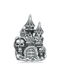 Haunted Castle Charm, Fit Pandora Charms, 925 Sterling Silver Charms, Charms for Pandora Bracelet, For Pandora Charm Bracelet