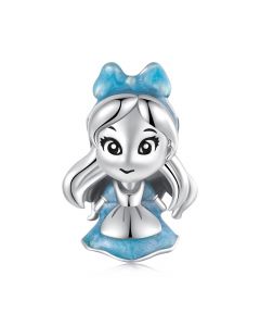 Fairytale Princess Girl Charm, For Pandora Charm Bracelet, 925 Sterling Silver Charms, Fit Pandora Charms, Charms for Pandora Bracelet