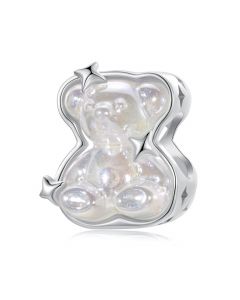 Aurora Bear Charm, Charms for Pandora Bracelet, 925 Sterling Silver Charms, Fit Pandora Charms, For Pandora Charm Bracelet
