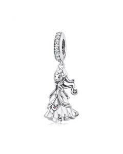 Little Princess Dangle Pendant Charm, For Pandora Charm Bracelet, Fit Pandora Charms, 925 Sterling Silver Charm, Charms for Pandora Bracelet