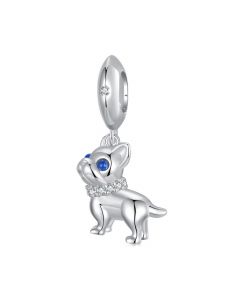 French Bulldog Charm, Fit Pandora Charms, 925 Sterling Silver Charms, For Pandora Charm Bracelet, Charms for Pandora Bracelet